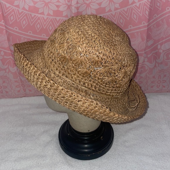 Scala Accessories - Scala Vintage Straw Hat